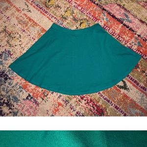 Forever 21 teal skater skirt